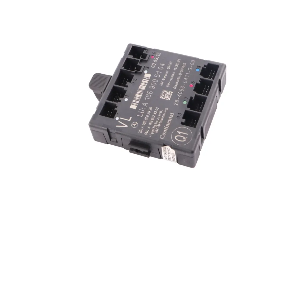  Door Module Mercedes ML W166 W242 W246 Front Left N/S Control Unit - SKU A1669005104 - Part number A1669005104