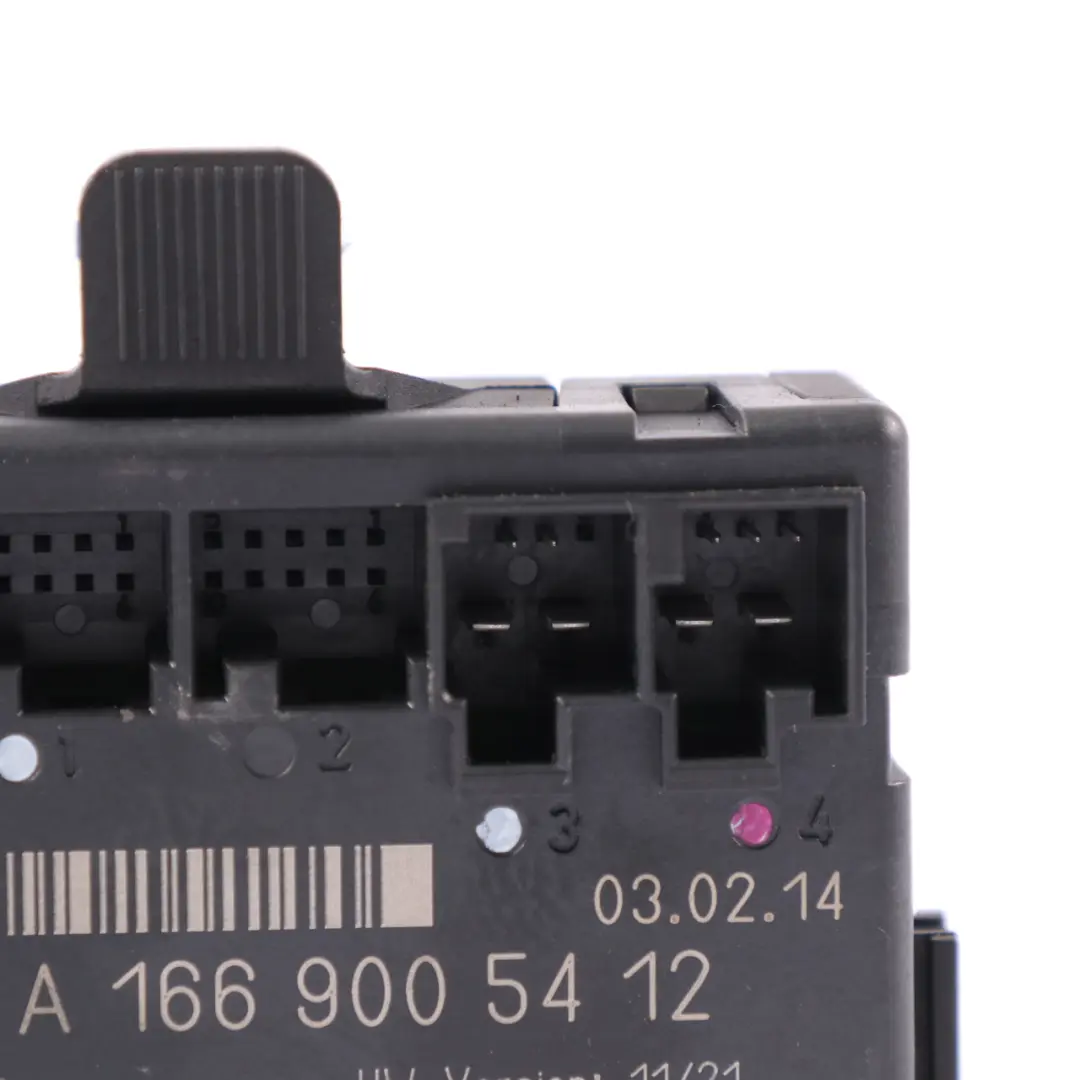 Módulo de Puerta Trasera Izquierda Unidad Control ECU para Mercedes W166 con número de pieza A1669005412 Mercedes W166 Módulo de Puerta Trasera Izquierda Unidad Control ECU - SKU A1669005412 - Número de pieza A1669005412