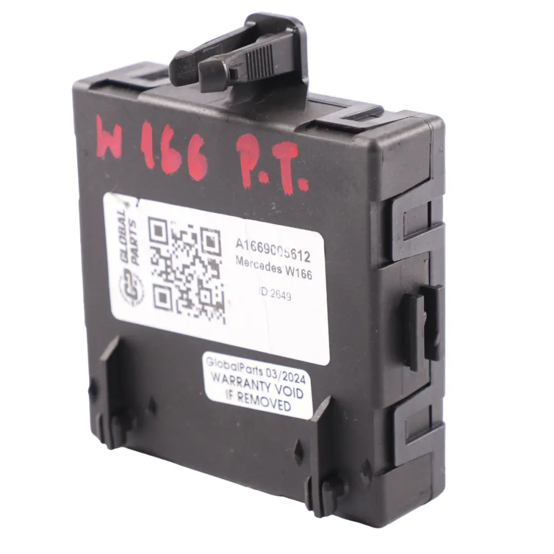 Türmodul Mercedes ML W166 Hinten Rechts Tür Steuergerät - SKU A1669005612 - Teilenummer A1669005612