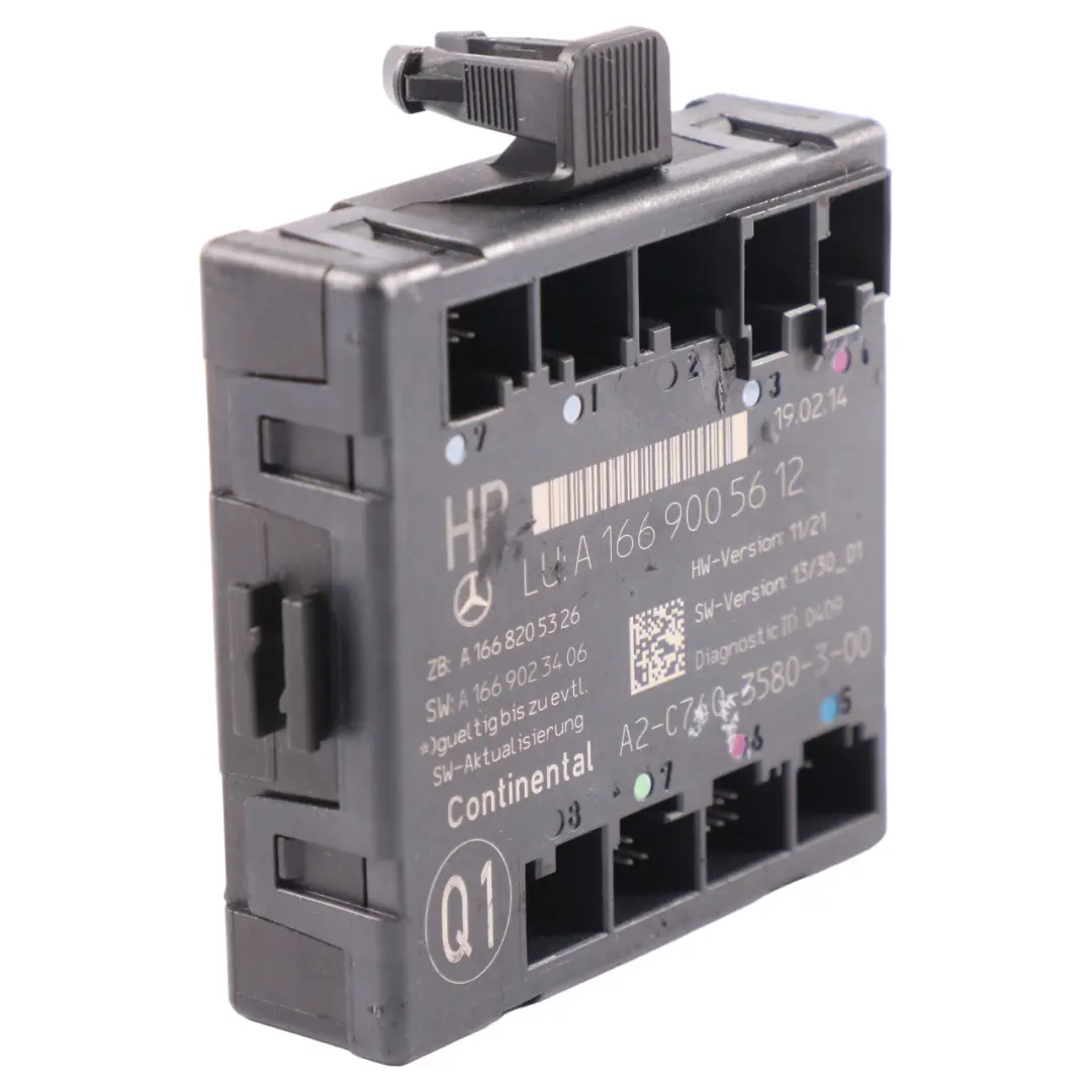 Modulo porta Mercedes ML W166 controllo porta posteriore destra per con numero di parte A1669005612 Modulo porta Mercedes ML W166 controllo porta posteriore destra - SKU A1669005612 - Numero di parte A1669005612