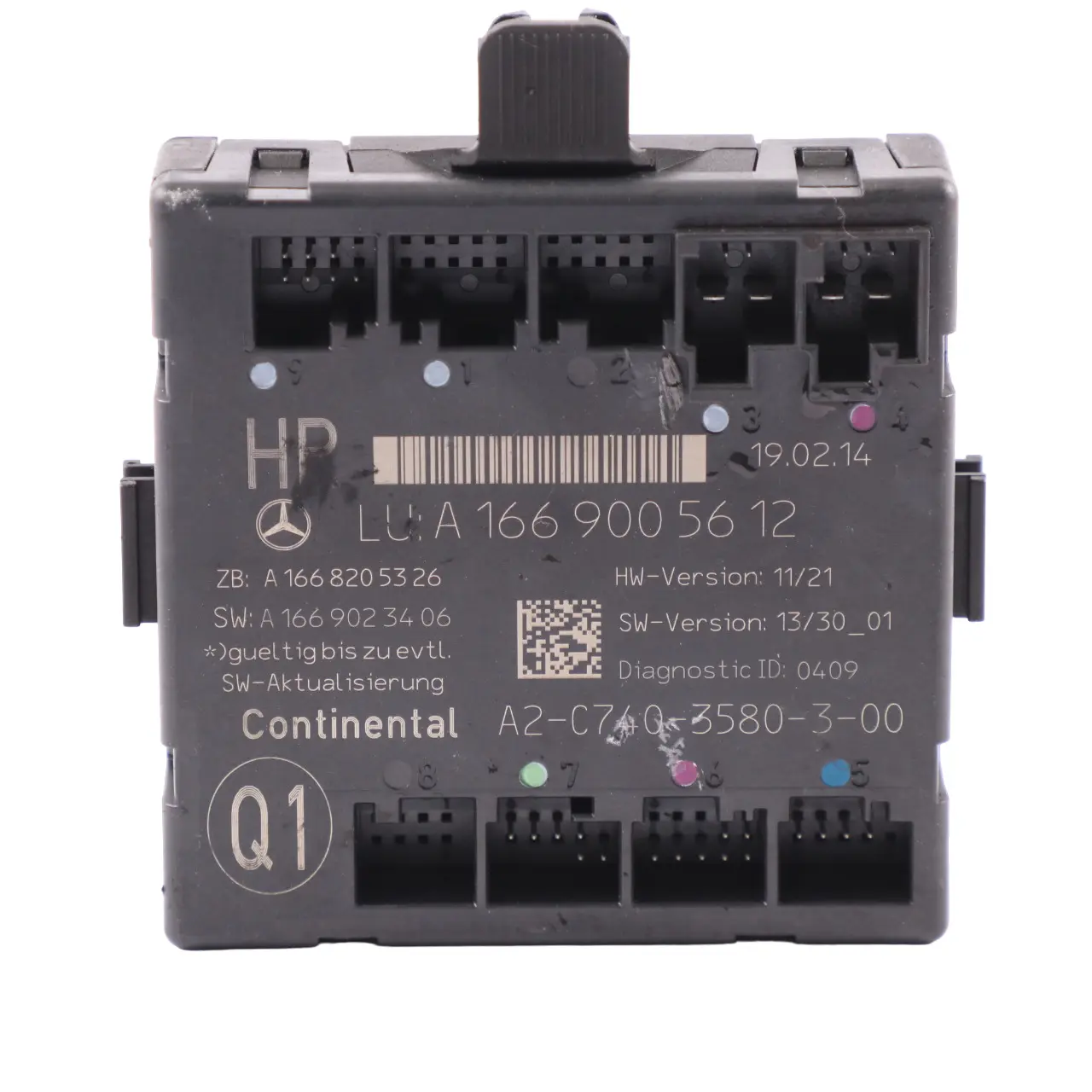 Module de porte Mercedes ML W166 Unité contrôle porte arrière droite A1669005612