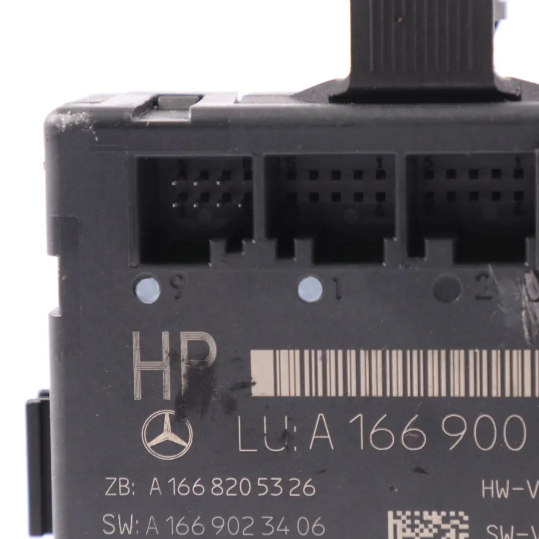  Türmodul Mercedes ML W166 Hinten Rechts Tür Steuergerät - SKU A1669005612 - Teilenummer A1669005612