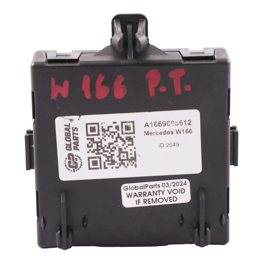  Türmodul Mercedes ML W166 Hinten Rechts Tür Steuergerät - SKU A1669005612 - Teilenummer A1669005612