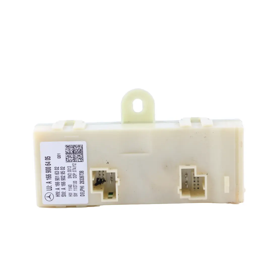 Mercedes W166 Control Unit Bracket Boot Trunk Module Unit Mount - SKU A1669006405 - Part number A1669006405