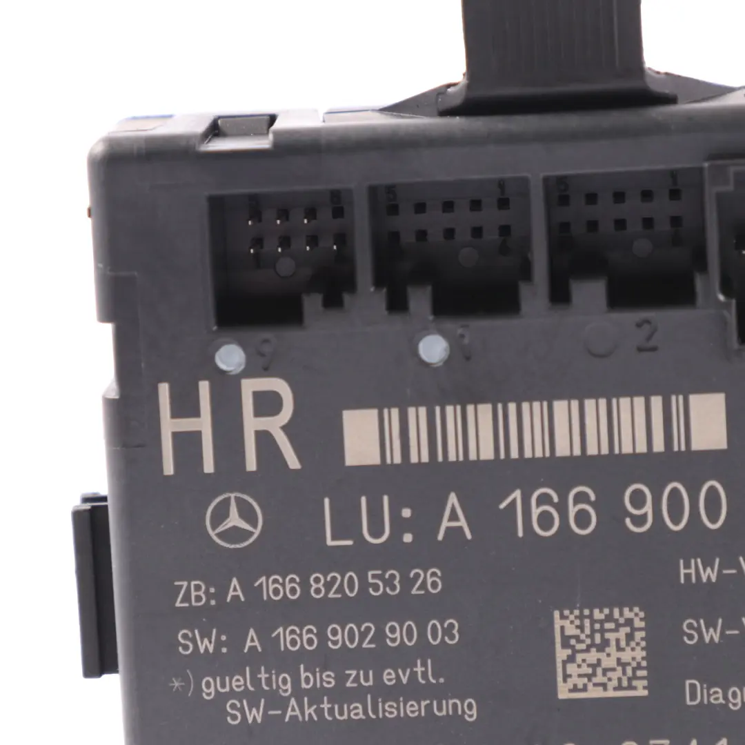  Türmodul Mercedes ML W166 C292 Hinten rechts Türsteuergerät - SKU A1669006507 - Teilenummer A1669006507