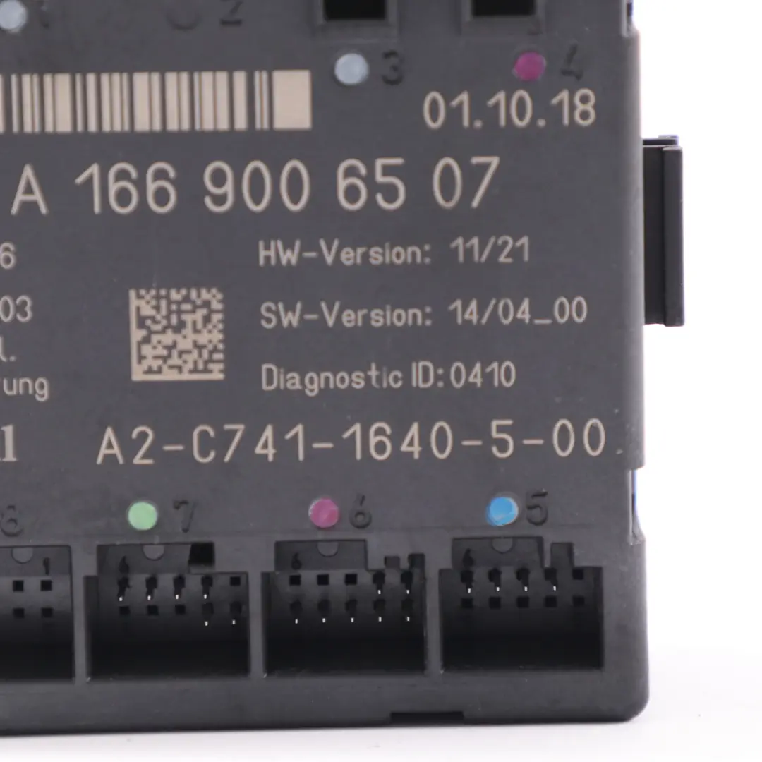  Módulo puerta Mercedes ML W166 C292 Unidad trasera derecha - SKU A1669006507 - Número de pieza A1669006507