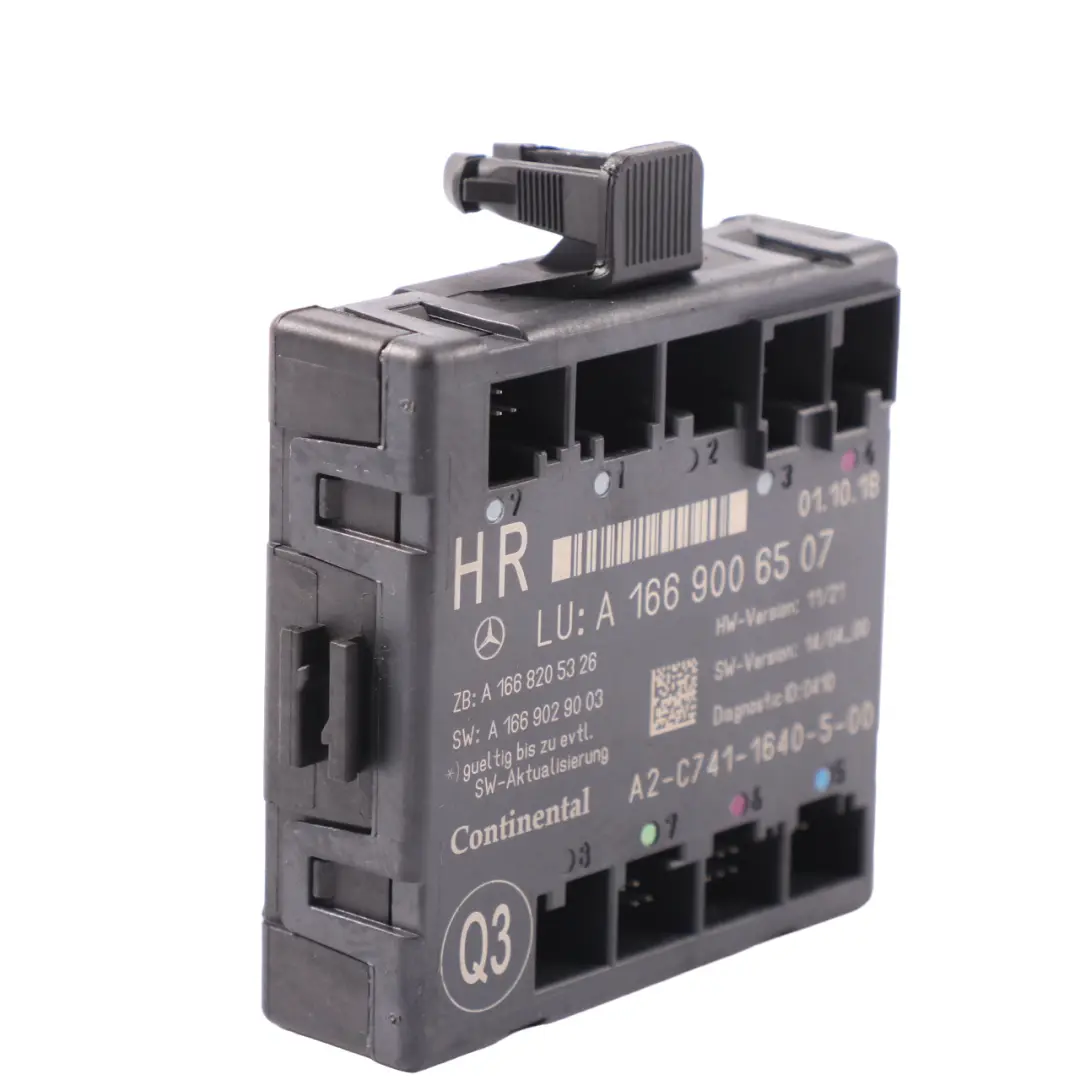 Door Module Mercedes ML W166 C292 Rear Right O/S Door Control Unit to with Part number A1669006507 Door Module Mercedes ML W166 C292 Rear Right O/S Door Control Unit - SKU A1669006507 - Part number A1669006507