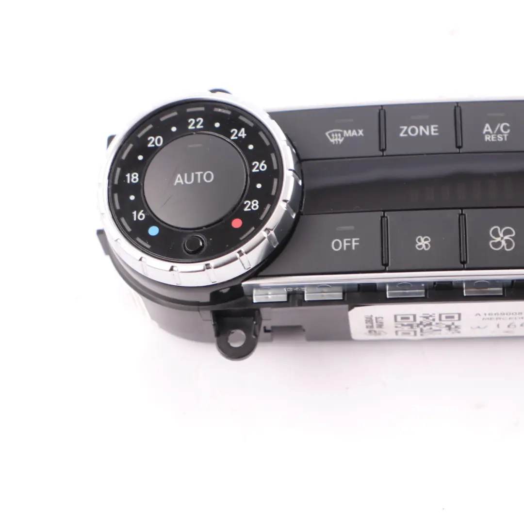 Conditioning A/C Heater Switch Control Panel to Mercedes ML W166 Air with Part number A1669008103 Mercedes ML W166 Air Conditioning A/C Heater Switch Control Panel - SKU A1669008103 - Part number A1669008103
