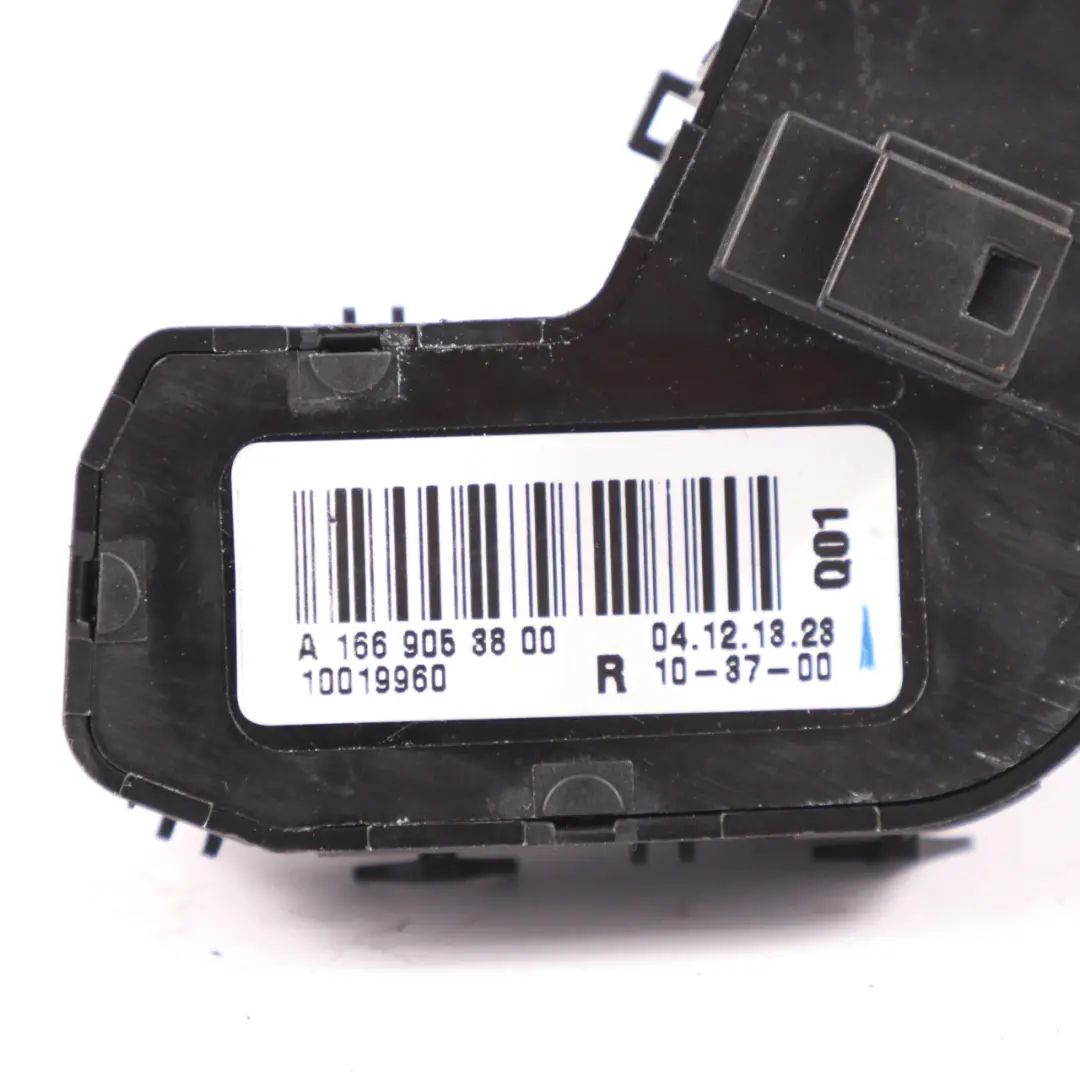 Mercedes ML W166 Sitzverstellungs Schalter Vordertür Rechts Schwarz - SKU A1669052103 - Teilenummer A1669052103