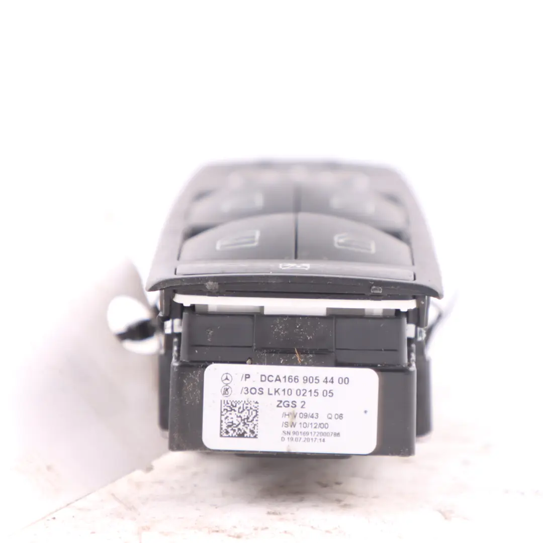 Window Lifter Control Switch Driver's Side to Mercedes W176 Electric with Part number A1669054400 Mercedes W176 Electric Window Lifter Control Switch Driver's Side - SKU A1669054400-2 - Part number A1669054400