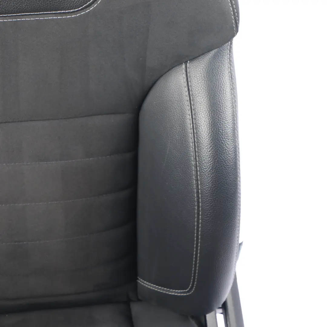 Mercedes ML W166 Front Seat Sport Left N/S Heated Fabric Imitation Leather Black - SKU A1669100947-1 - Part number A1669100947