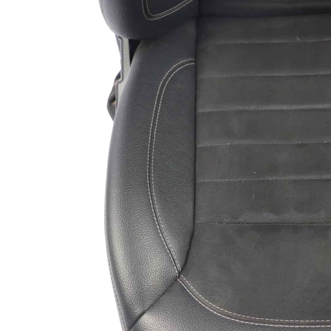 Mercedes ML W166 Asiento Delantero Sport Izquierdo Tela Imitación Cuero Negro - SKU A1669100947-1 - Número de pieza A1669100947