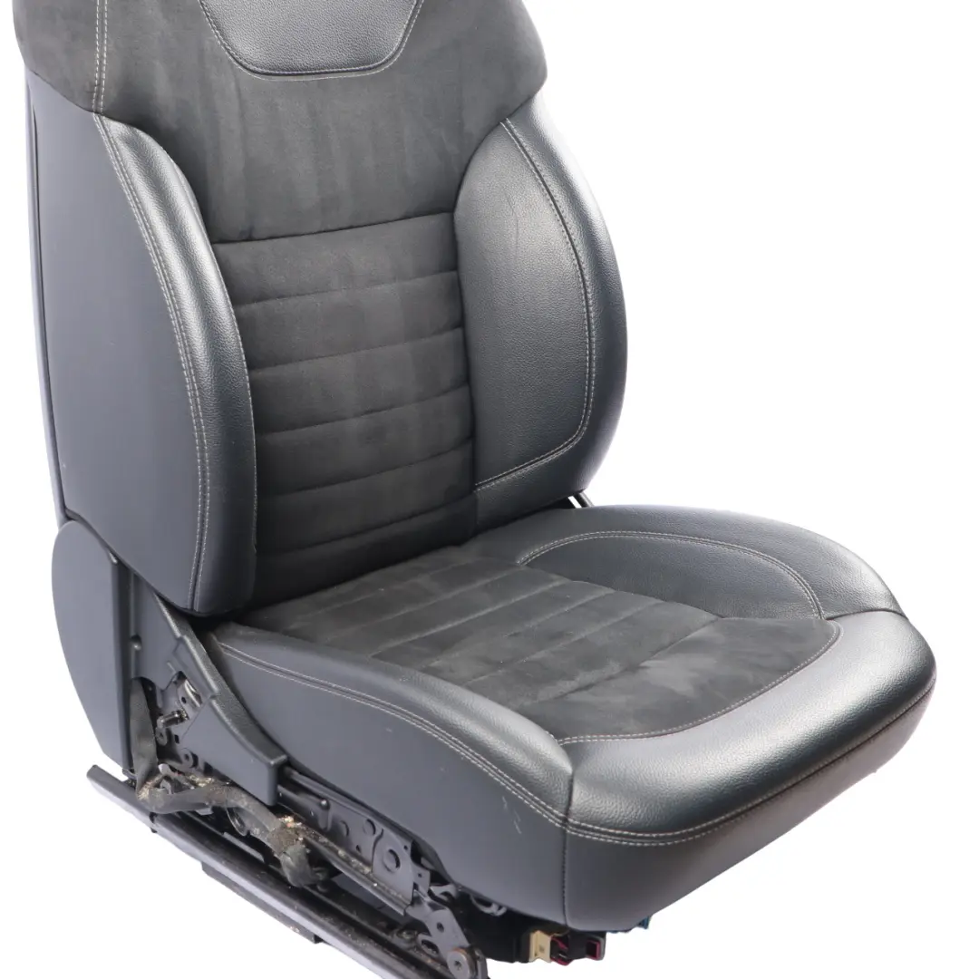 Mercedes ML W166 Asiento Delantero Sport Izquierdo Tela Imitación Cuero Negro - SKU A1669100947-1 - Número de pieza A1669100947