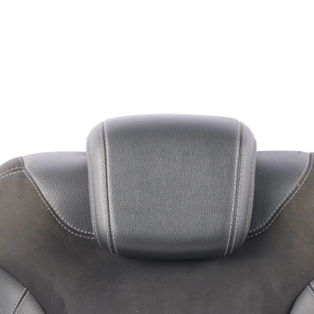 Mercedes W166 Rear Seat Backrest Right O/S Cover Cloth Imitation Leather Black - SKU A1669201047 - Part number A1669201047