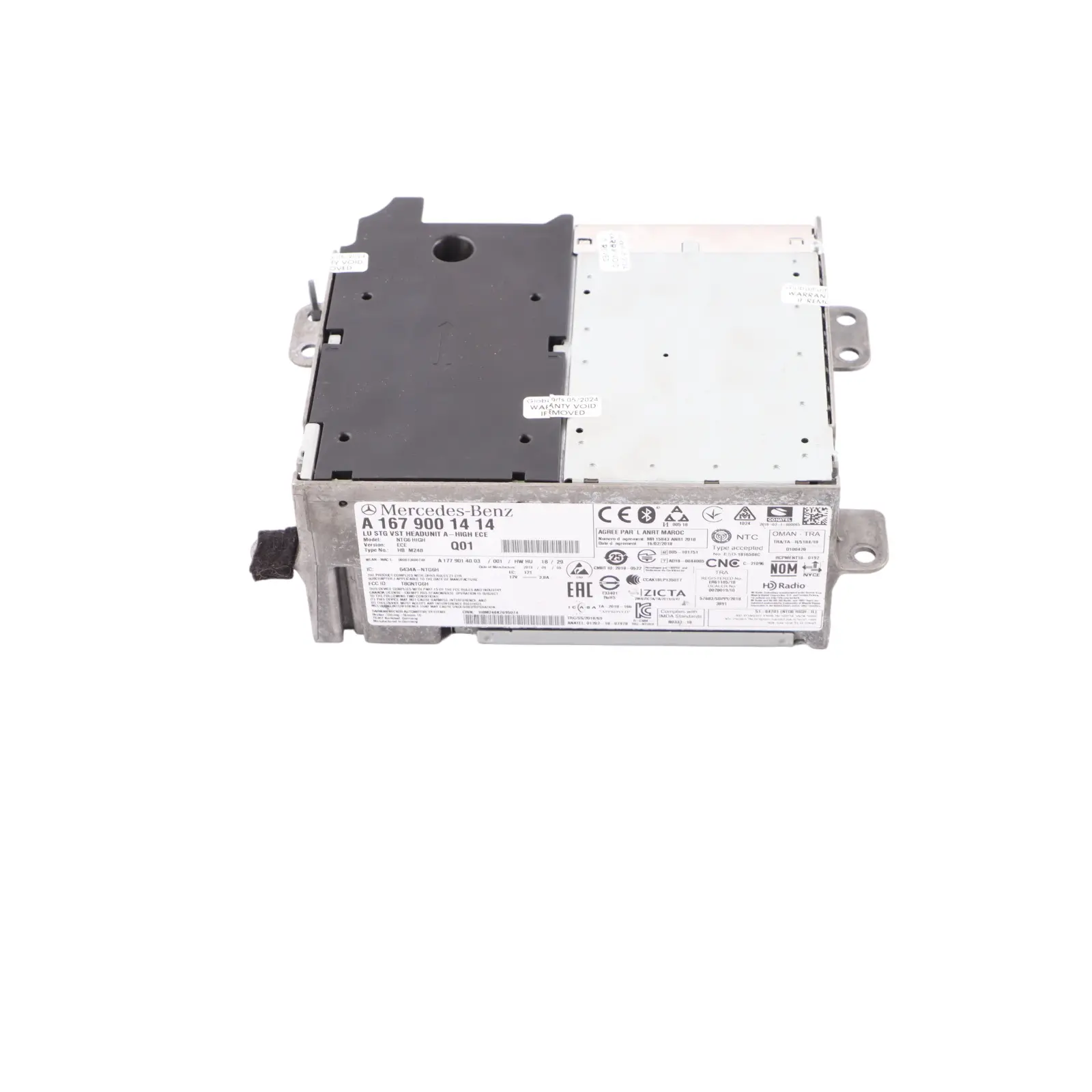 Unità principale Mercedes W167 W177 Audio Stereo Radio Control Unit A1679001414