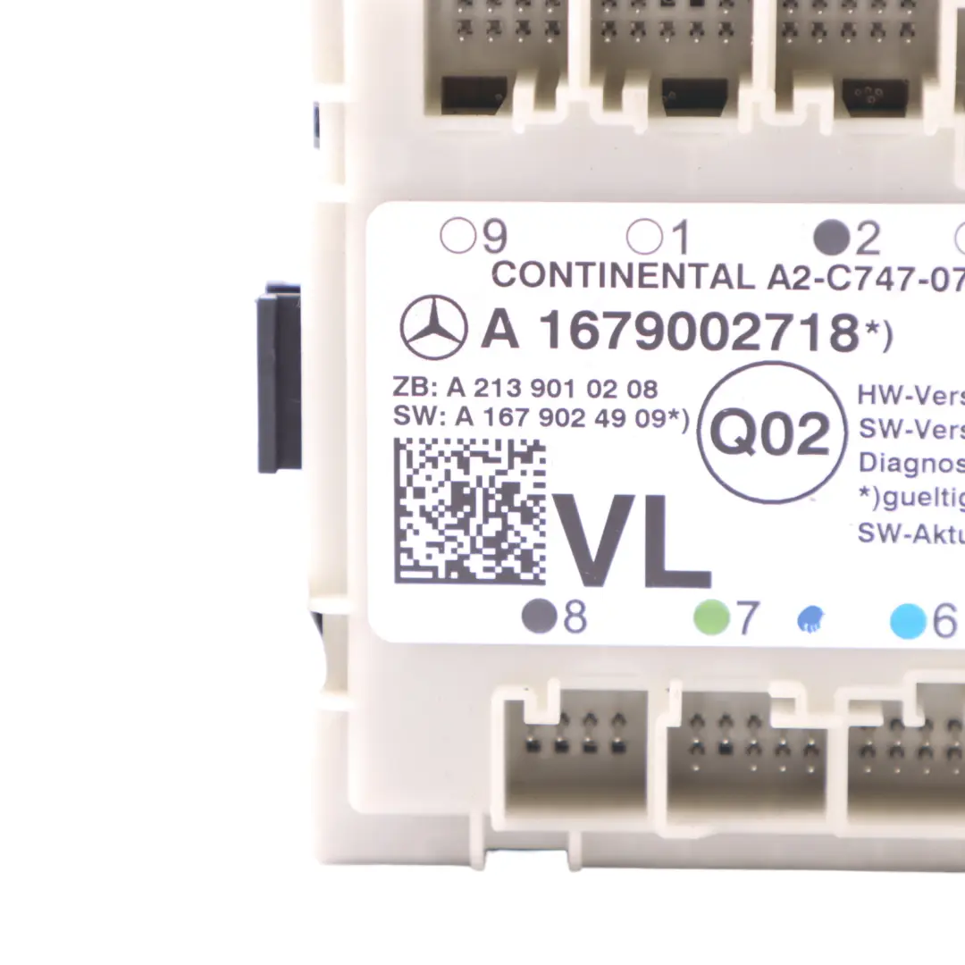 Türmodul Vorne Links Steuergerät ECU für Mercedes W205 W213 mit Teilenummer A1679002718 Mercedes W205 W213 Türmodul Vorne Links Steuergerät ECU - SKU A1679002718 - Teilenummer A1679002718