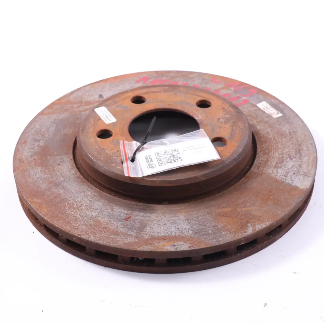 Brake Disc Mercedes W169 W245 Front Left Right N/O/S Brake Rotor to with Part number A1694211112 Brake Disc Mercedes W169 W245 Front Left Right N/O/S Brake Rotor - SKU A1694211112 - Part number A1694211112