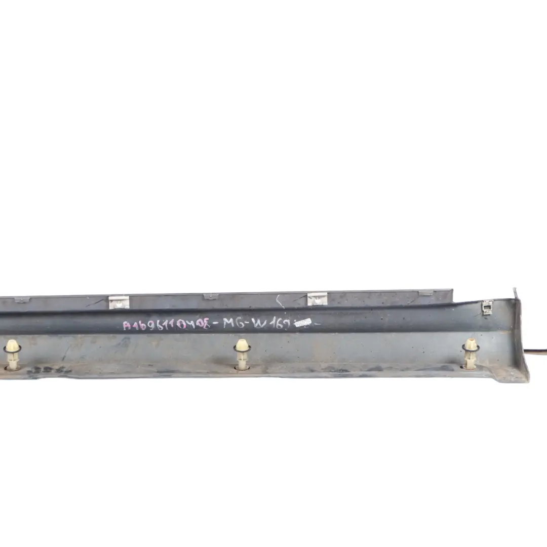 Mercedes W169 Door Sill Side Cover Skirt Right O/S Mountain Grey - 787 - SKU A1696110408-MG - Part number A1696110408