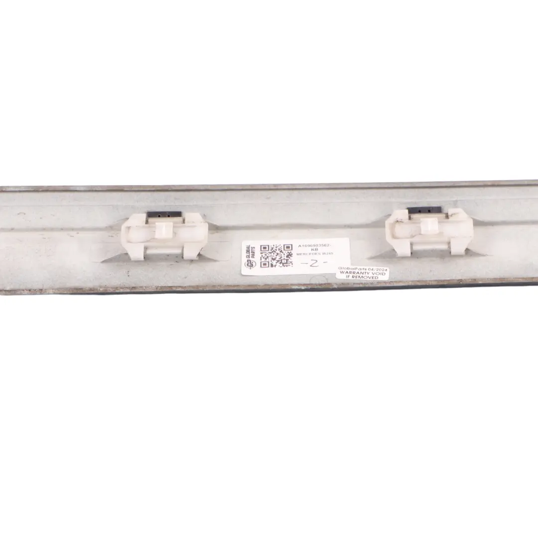 Mercedes W245 Striscia rivestimento porta posteriore sinistra Nero - SKU A1696903562-KB - Numero di parte A1696903562