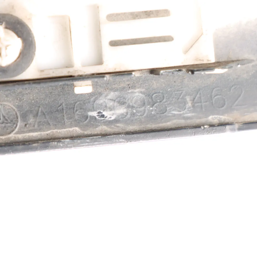 Protective Strip Right O/S Rear Fender Cosmic Black Metallic - 191 to Mercedes W245 with Part number A1696904262 Mercedes W245 Protective Strip Right O/S Rear Fender Cosmic Black Metallic - 191 - SKU A1696904262-KB - Part number A1696904262