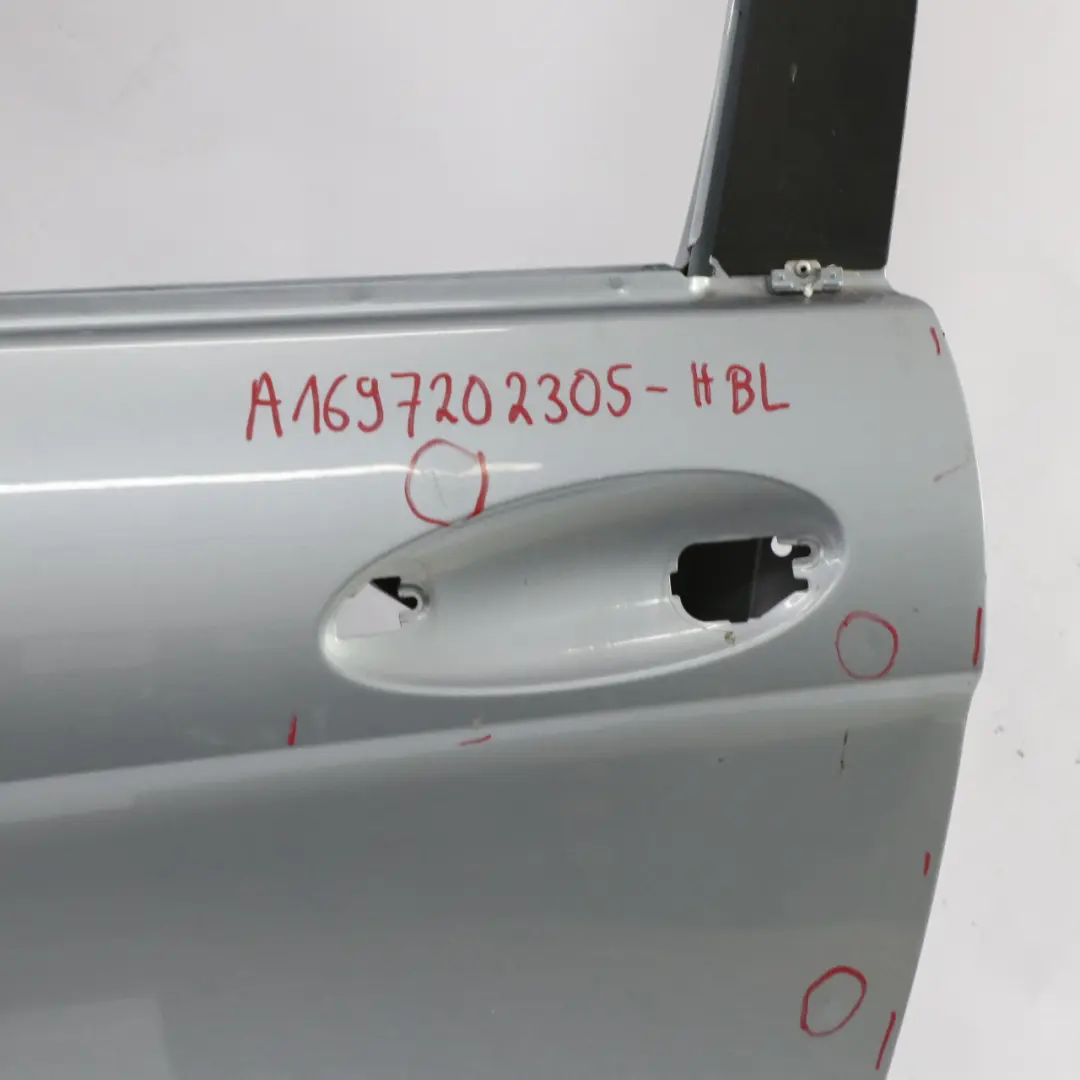 Mercedes W169 Coupé Puerta Delantera Izquierda Horizon Azul Metalizado - 391 - SKU A1697202305-HBL - Número de pieza A1697202305