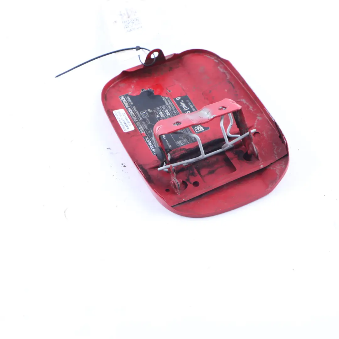 Mercedes W169 Fuel Flap Tank Cap Cover Jupiter Red - 589 - SKU A1697500106-JUR - Part number A1697500106