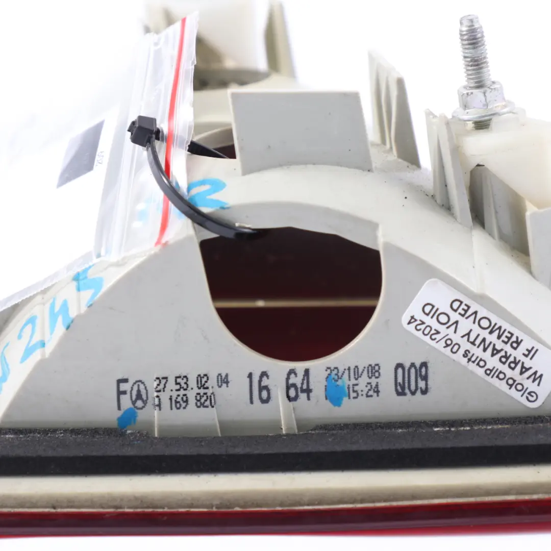 Mercedes W245 Rear Right O/S Inner Tail Light Lamp - SKU A1698201664-2 - Part number A1698201664