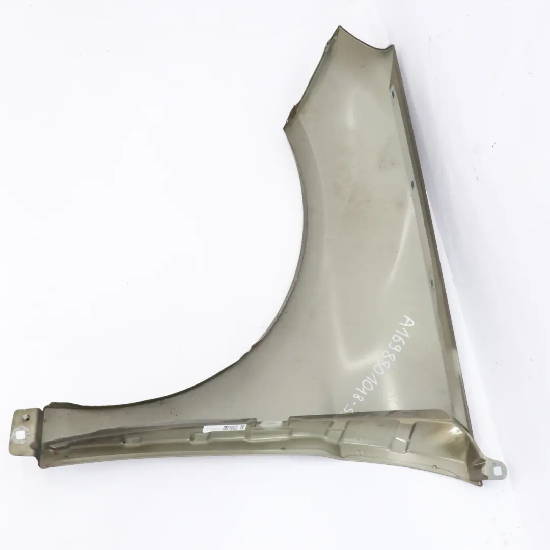 Side Wing Panel Fender Front Right O/S Steppe Brown Metallic - 490 to Mercedes W245 with Part number A1698801018 Mercedes W245 Side Wing Panel Fender Front Right O/S Steppe Brown Metallic - 490 - SKU A1698801018-STE - Part number A1698801018