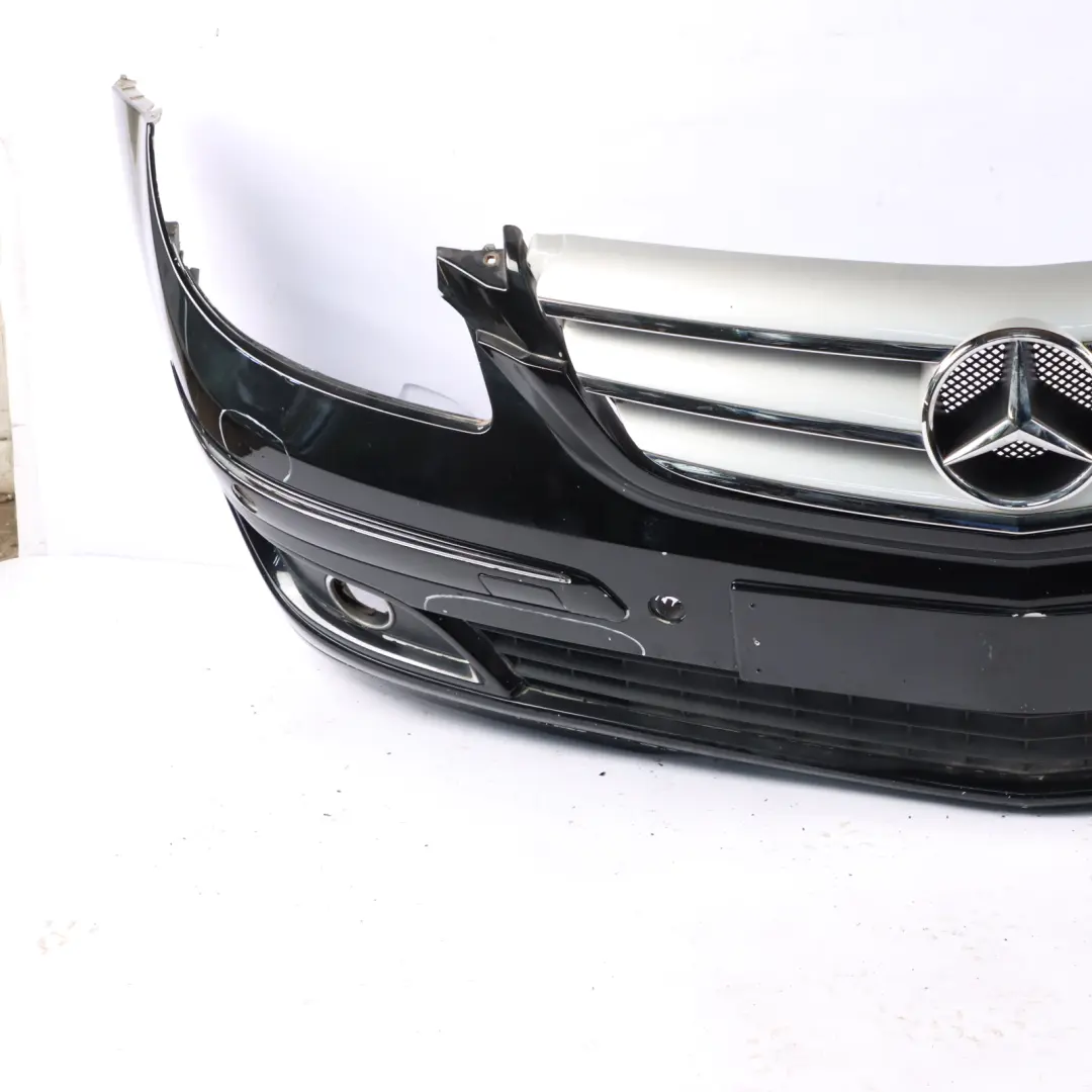Bumper Front Trim Covering Panel Kosmos Cosmic Black Metallic 191 to Mercedes W245 with Part number A1698859625 Mercedes W245 Bumper Front Trim Covering Panel Kosmos Cosmic Black Metallic 191 - SKU A1698859625-KB - Part number A1698859625