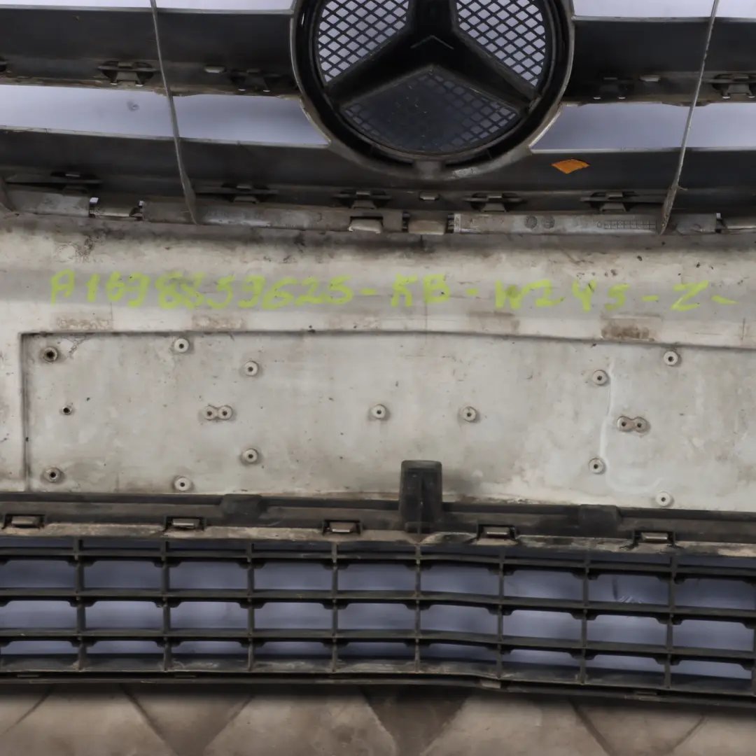 Bumper Front Trim Covering Panel Kosmos Cosmic Black Metallic 191 to Mercedes W245 with Part number A1698859625 Mercedes W245 Bumper Front Trim Covering Panel Kosmos Cosmic Black Metallic 191 - SKU A1698859625-KB - Part number A1698859625