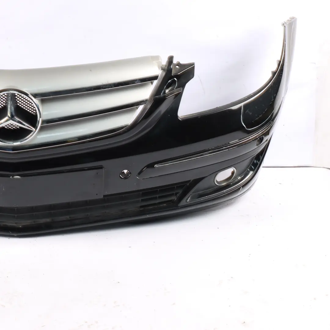 Mercedes W245 Bumper Front Trim Covering Panel Kosmos Cosmic Black Metallic 191 - SKU A1698859625-KB - Part number A1698859625