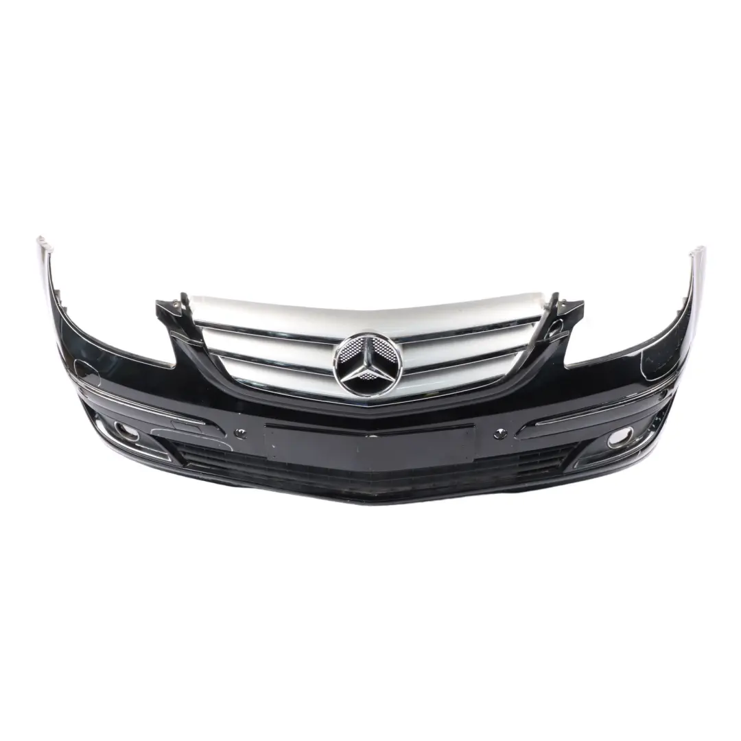 Mercedes W245 Bumper Front Trim Covering Panel Kosmos Cosmic Black Metallic 191 - SKU A1698859625-KB - Part number A1698859625