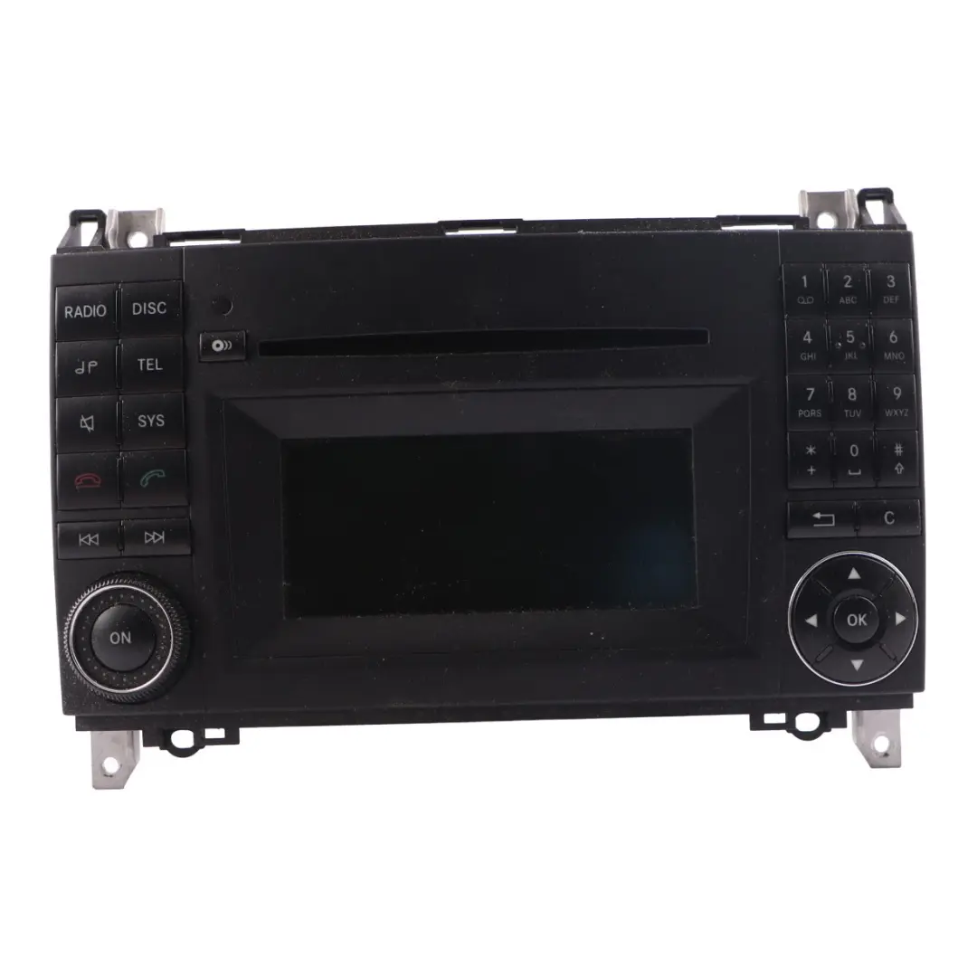 Hauptgerät Radio CD Media Player Telefoneinheit für Mercedes W245 mit Teilenummer A1699002100 Mercedes W245 Hauptgerät Radio CD Media Player Telefoneinheit - SKU A1699002100 - Teilenummer A1699002100