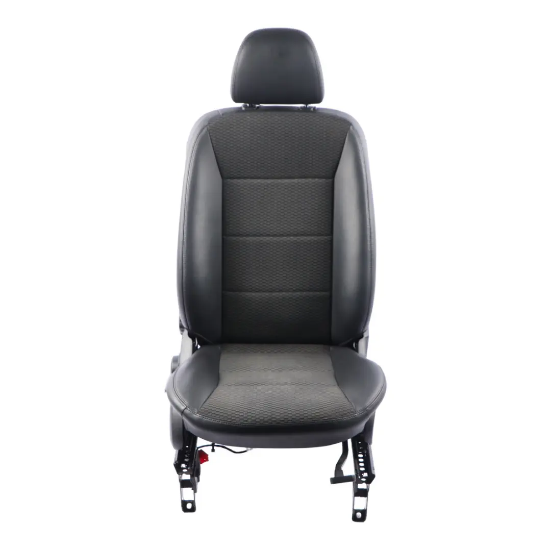 Mercedes W169 W245 Asiento Delantero Derecho Tela Asiento Cuero Negro Antracita - SKU A1699107047-2 - Número de pieza A1699107047