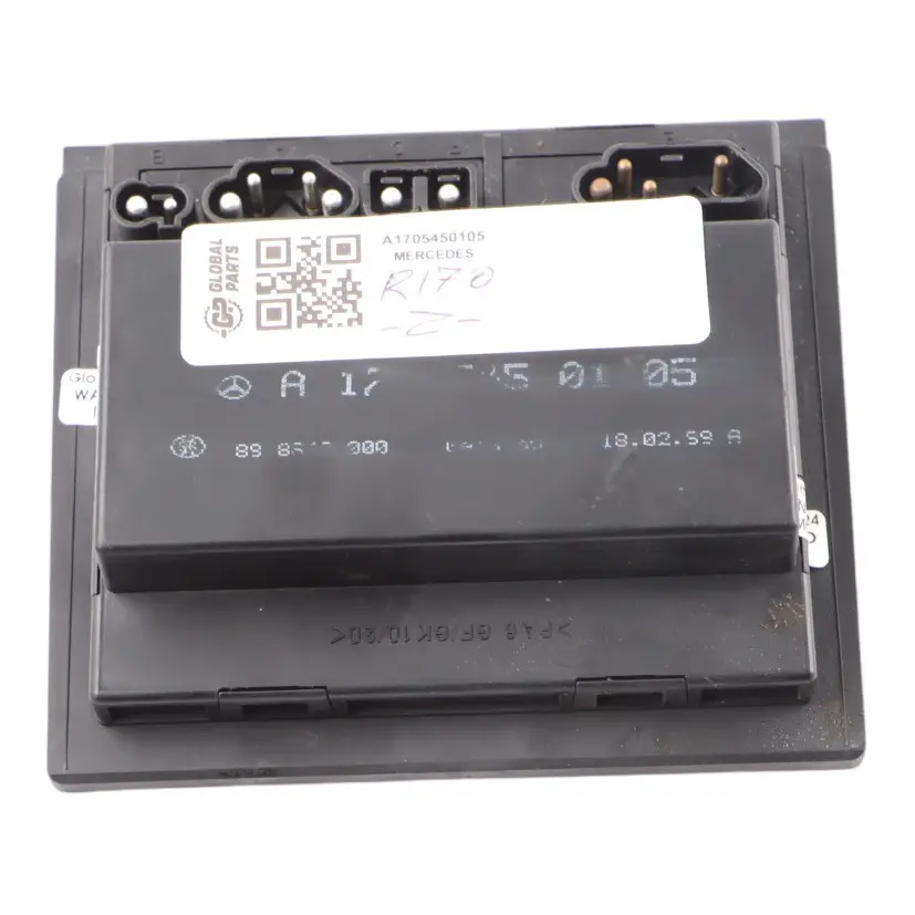 Control Module Unit to Mercedes R170 Engine Pulse Relay with Part number A1705450105 Mercedes R170 Engine Pulse Relay Control Module Unit - SKU A1705450105 - Part number A1705450105