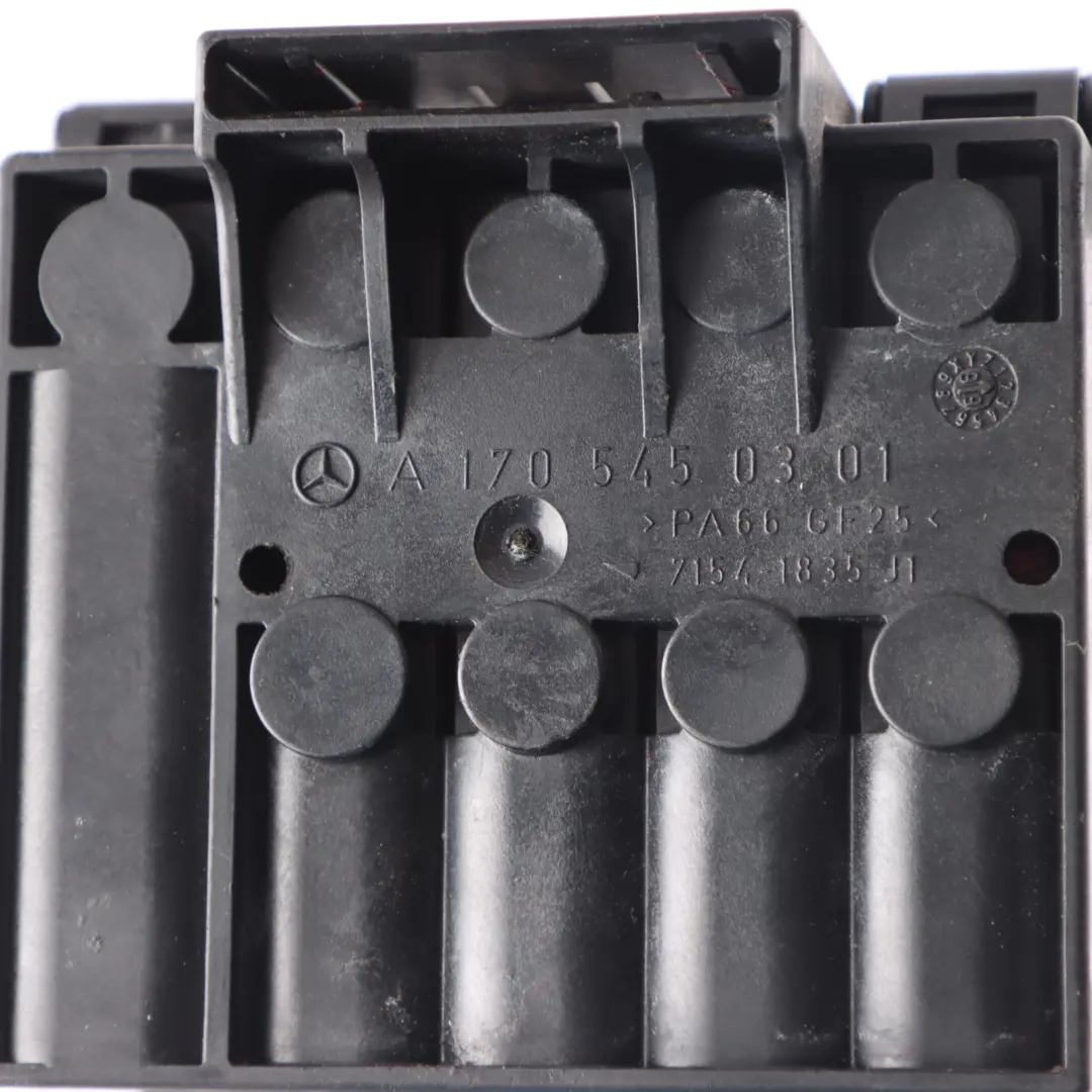 Fuse Distribution Box Junction Fuse Relay to Mercedes R170 with Part number A1705450301 Mercedes R170 Fuse Distribution Box Junction Fuse Relay - SKU A1705450301 - Part number A1705450301