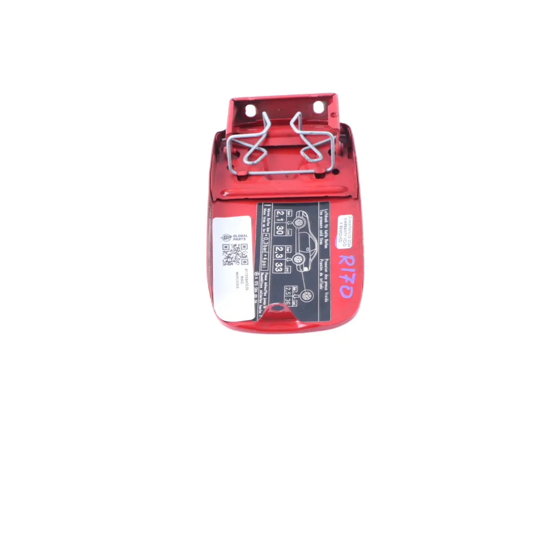 Fuel Flap Mercedes SLK R170 Fuel Filler Flap Cover Magma Red - 586 - SKU A1705840039-MAG - Part number A1707500106