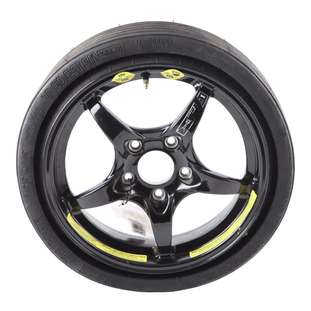 Spare Wheel Mercedes R170 Compact Steel R15 Tyre 165 A1704010502 to with Part number A1705840538 Spare Wheel Mercedes R170 Compact Steel R15 Tyre 165 A1704010502 - SKU A1705840538-1 - Part number A1705840538