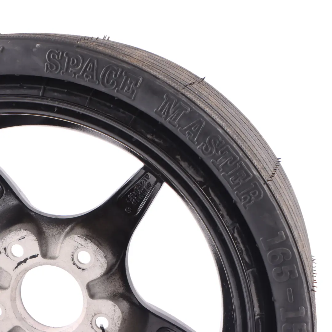 Spare Wheel Mercedes R170 Compact Steel R15 Tyre 165 A1704010502 to with Part number A1705840538 Spare Wheel Mercedes R170 Compact Steel R15 Tyre 165 A1704010502 - SKU A1705840538-1 - Part number A1705840538