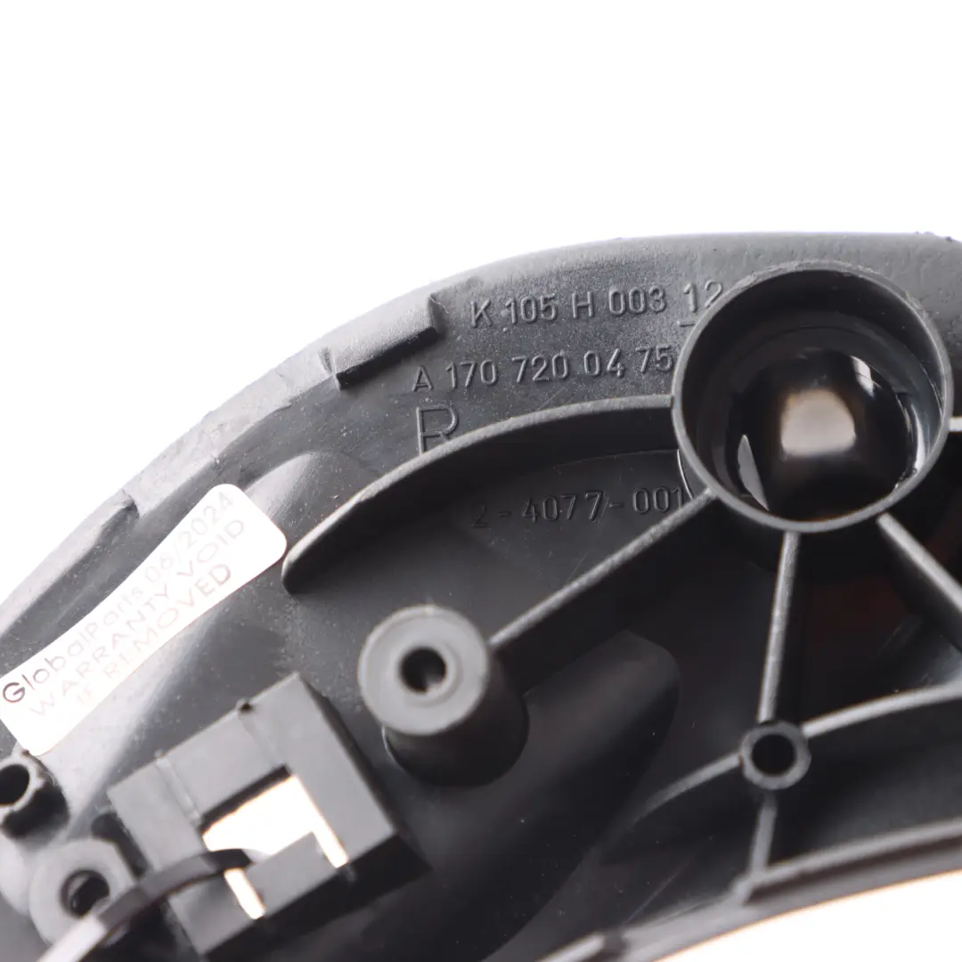 Inner Interior Release Door Handle Front Right O/S to Mercedes R170 with Part number A1707200475 Mercedes R170 Inner Interior Release Door Handle Front Right O/S - SKU A1707200475 - Part number A1707200475