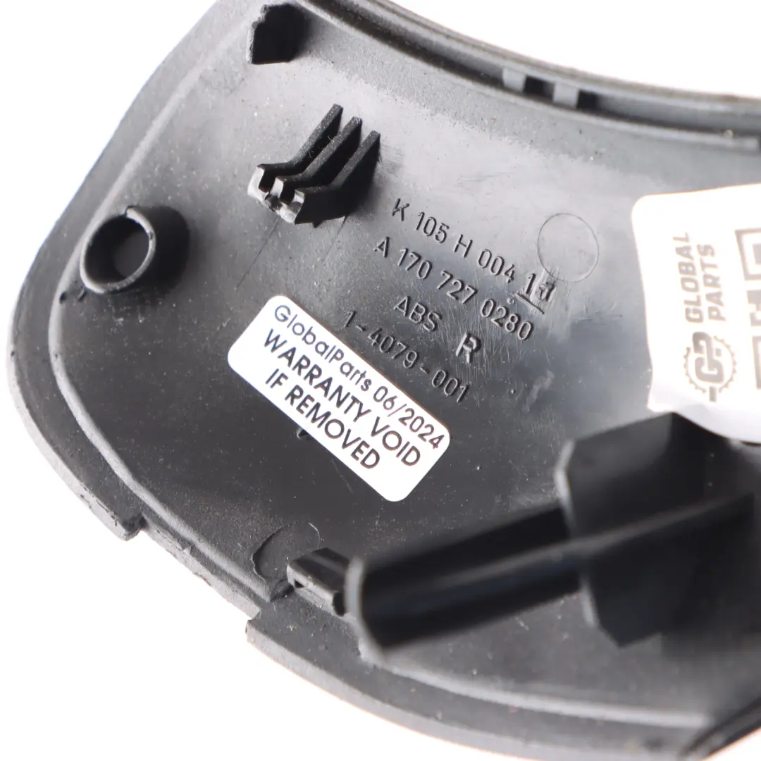 Door Grab Handle Top Right O/S to Mercedes R170 with Part number A1707270280 Mercedes R170 Door Grab Handle Top Right O/S - SKU A1707270280 - Part number A1707270280