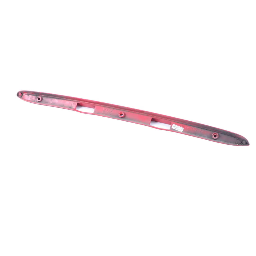 Trunk Lid Strip Trim Magma Red - 586 to Mercedes SLK R170 Rear with Part number A1707580338 Mercedes SLK R170 Rear Trunk Lid Strip Trim Magma Red - 586 - SKU A1707580338-MAG - Part number A1707580338