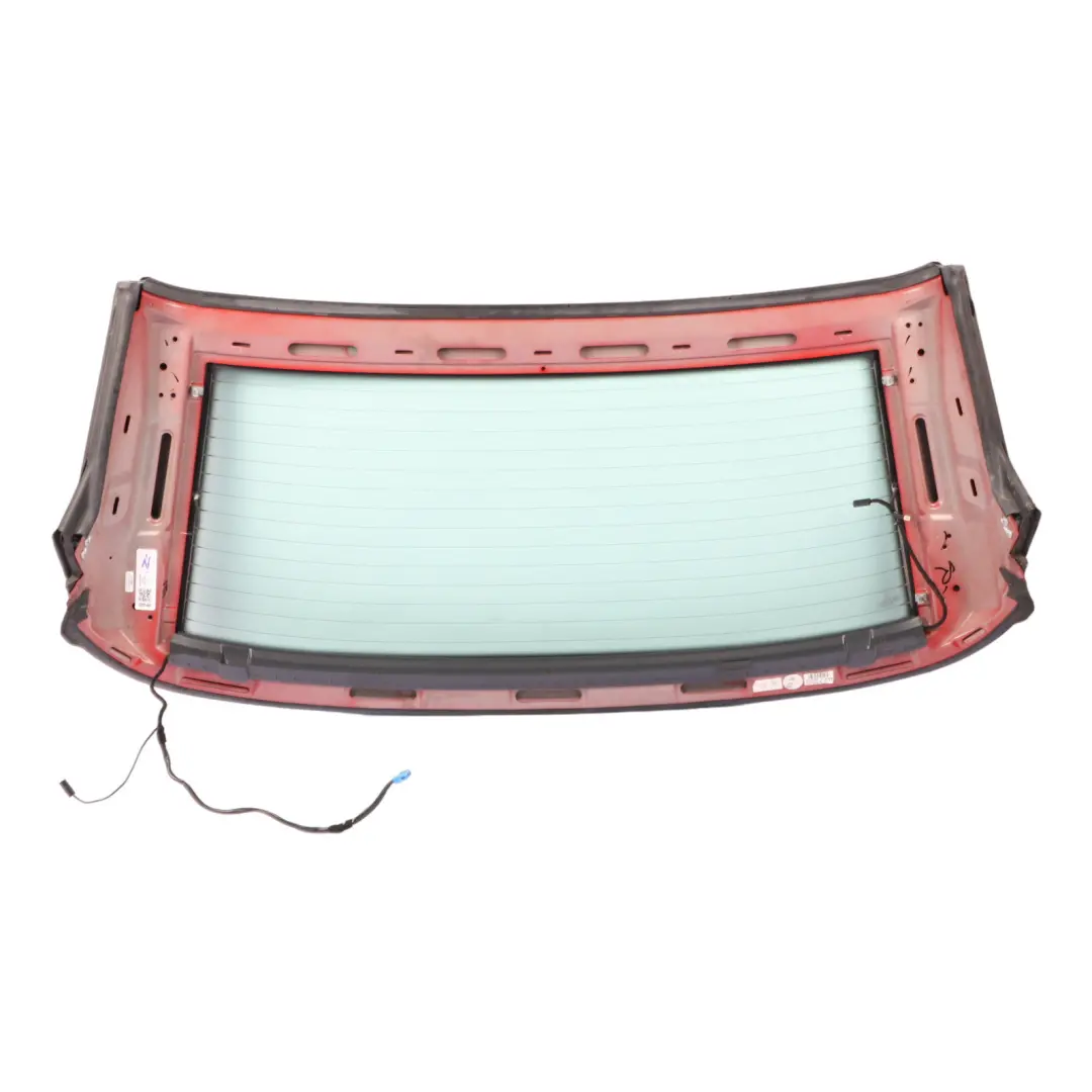 Folding Top Hardtop Roof Shell Rear Window Magma Red - 586 to Mercedes SLK R170 with Part number A1707900540 Mercedes SLK R170 Folding Top Hardtop Roof Shell Rear Window Magma Red - 586 - SKU A1707900540-MAG - Part number A1707900540