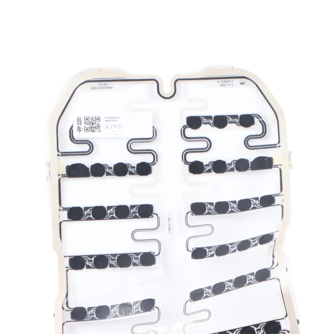 Occupancy Mat Front Seat Pad Sensor Unit Module to Mercedes R170 with Part number A1708202710 Mercedes R170 Occupancy Mat Front Seat Pad Sensor Unit Module - SKU A1708202710 - Part number A1708202710