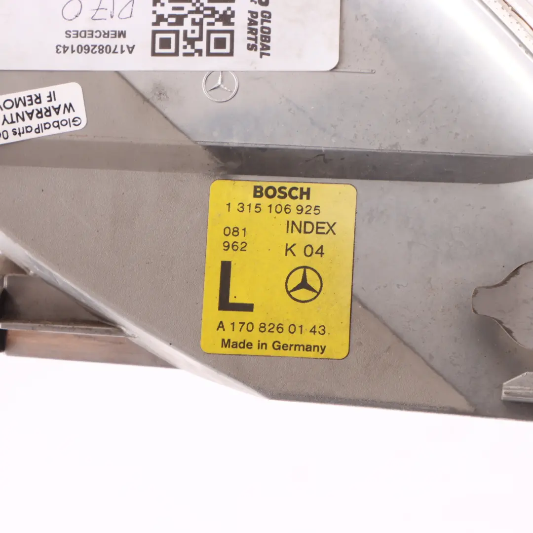 Indicator Turn Lamp Light Front Left N/S to Mercedes SLK R170 with Part number A1708260143 Mercedes SLK R170 Indicator Turn Lamp Light Front Left N/S - SKU A1708260143 - Part number A1708260143