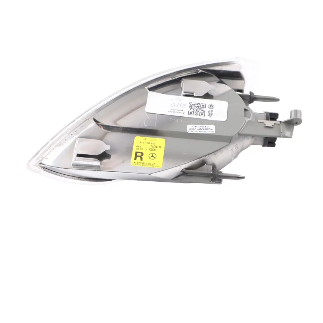 Indicator Turn Lamp Light Front Right O/S to Mercedes SLK R170 with Part number A1708260243 Mercedes SLK R170 Indicator Turn Lamp Light Front Right O/S - SKU A1708260243 - Part number A1708260243