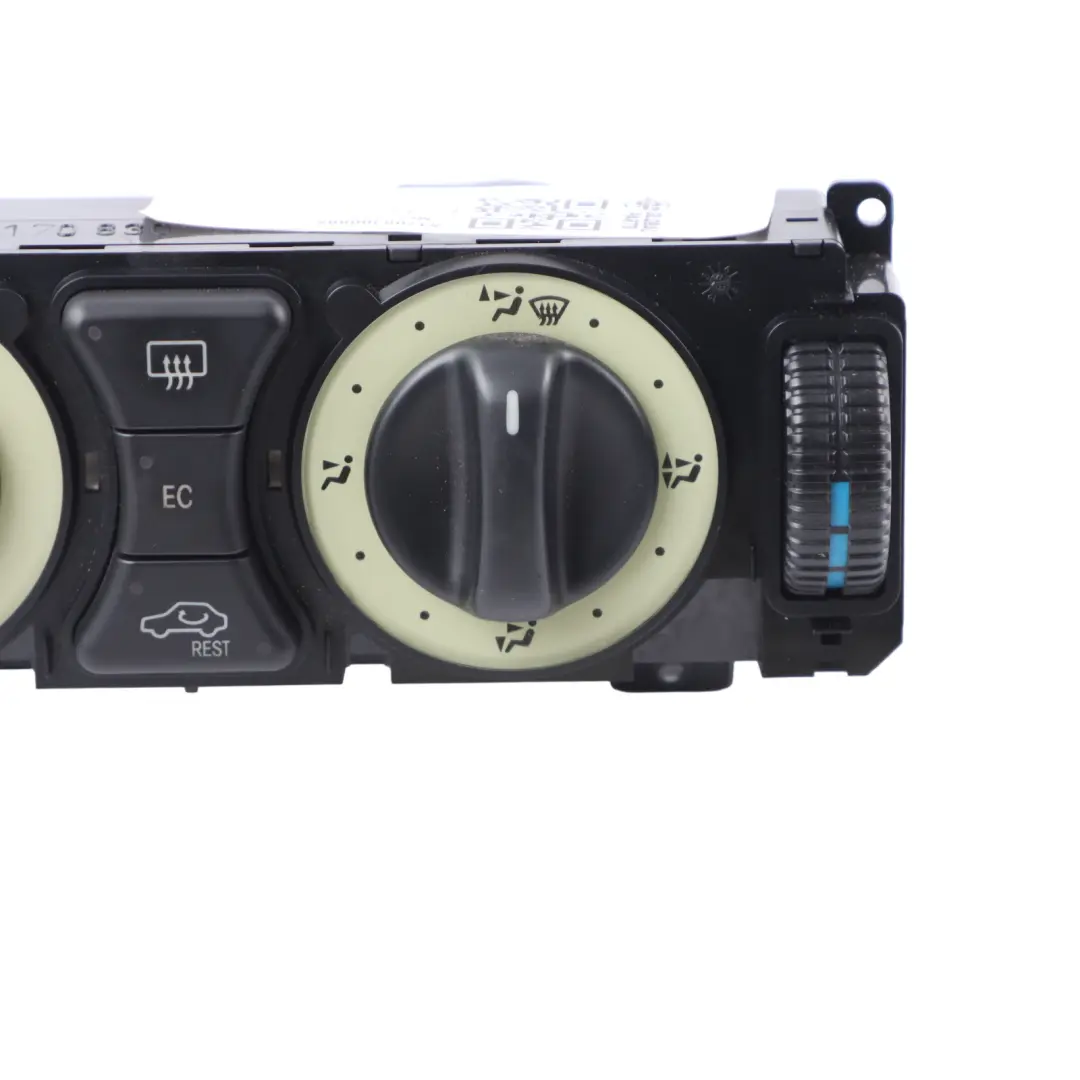 Heater Climate Control A/C Switch Panel to Mercedes R170 with Part number A1708300885 Mercedes R170 Heater Climate Control A/C Switch Panel - SKU A1708300885 - Part number A1708300885