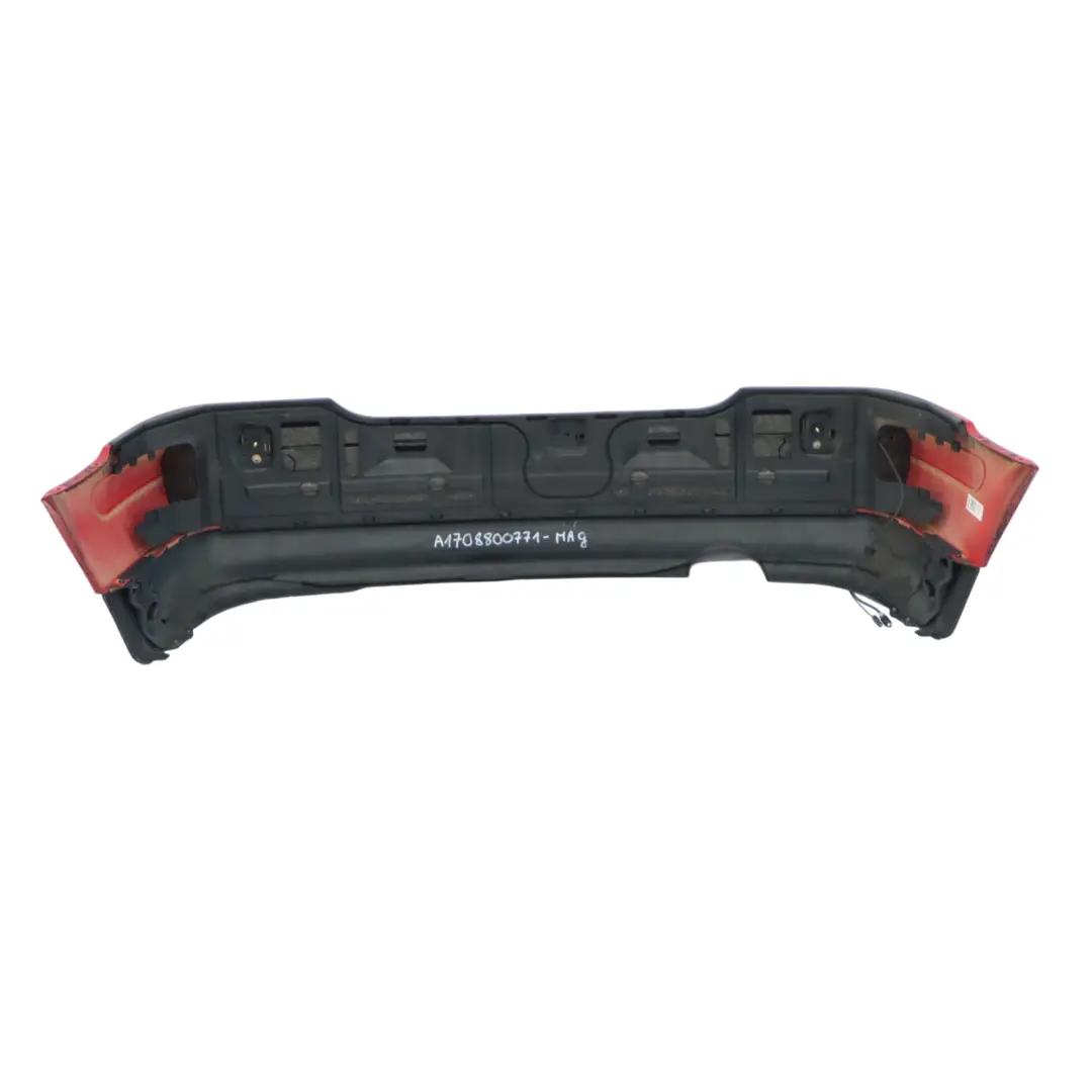 Mercedes SLK R170 Rear Bumper Trim Panel Covering Magma Red - 586 - SKU A1708800771-MAG - Part number A1708800771