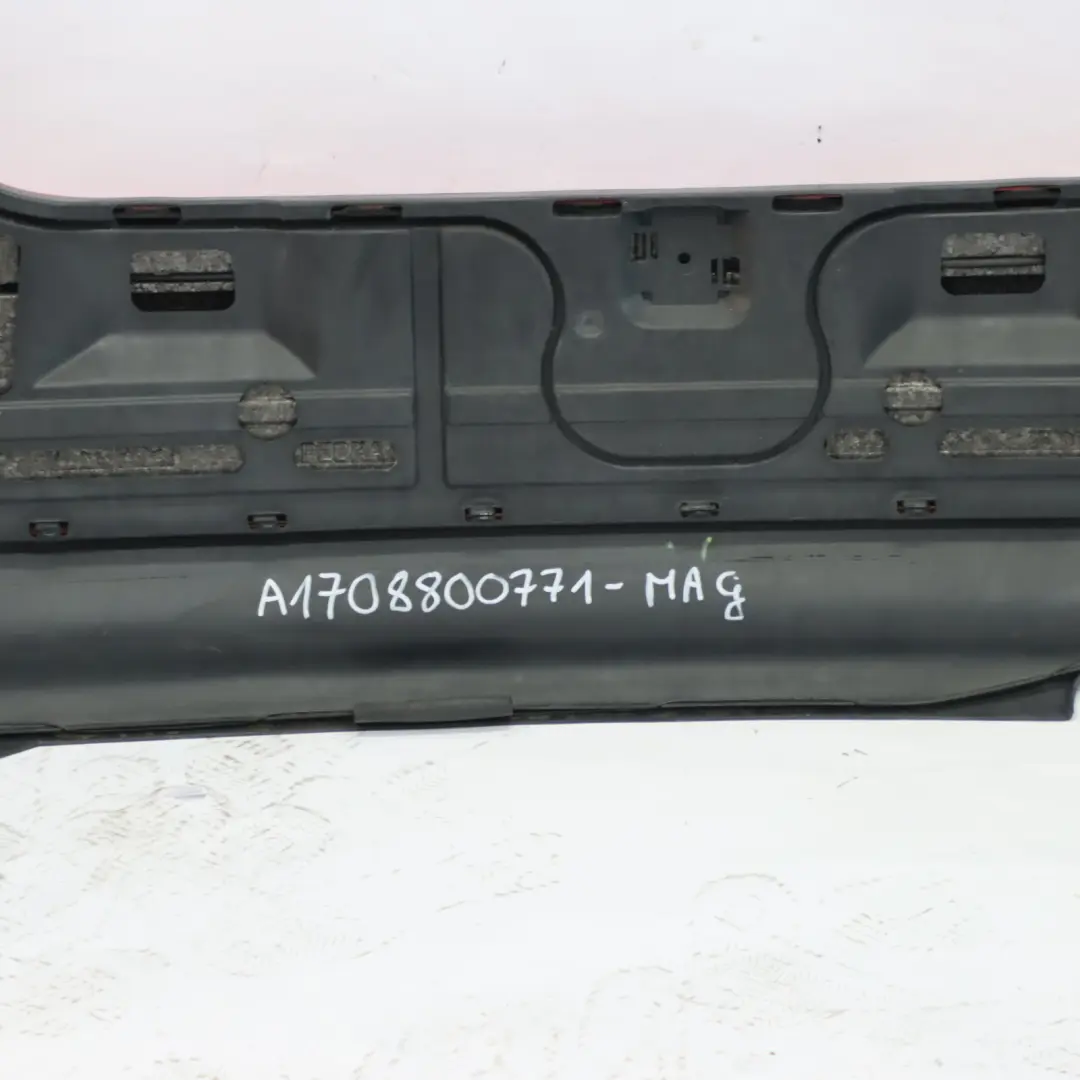 Mercedes SLK R170 Rear Bumper Trim Panel Covering Magma Red - 586 - SKU A1708800771-MAG - Part number A1708800771