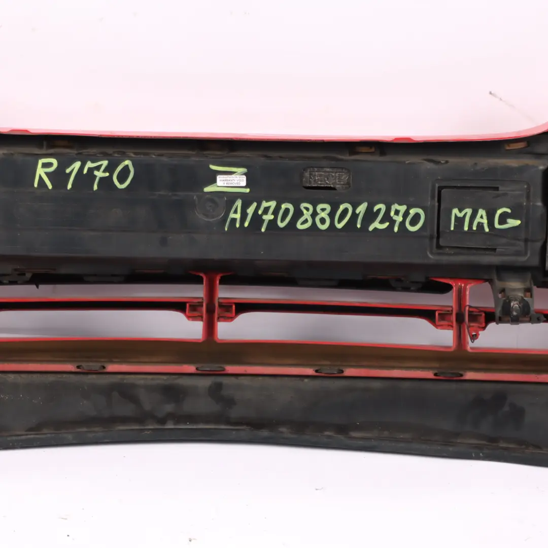 Front Bumper Trim Panel Covering Magma Red - 586 to Mercedes SLK R170 with Part number A1708801270 Mercedes SLK R170 Front Bumper Trim Panel Covering Magma Red - 586 - SKU A1708801270-MAG - Part number A1708801270